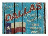 Texas Birthday Card Vintage Texas Dallas Greeting Card Zazzle