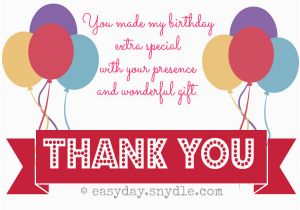 Thank You Card after Birthday Party How to Say Thank You for Birthday Wishes Easyday