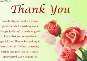 Thank You for Wishing Me A Happy Birthday Quotes New Thank You Messages for Birthday Thank You Quotes