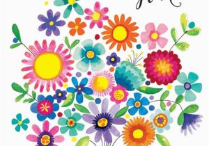 Thank You Note for Birthday Flowers Clip Art Thank You Flowers