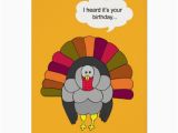 Thanksgiving Birthday Cards Free Thanksgiving Birthday Turkey Card Zazzle Com