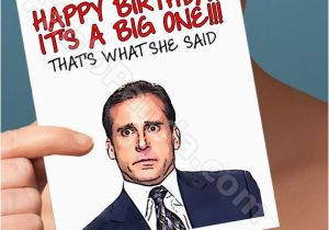 That S What She Said Birthday Card Funny Birthday Card the Office Best Friend Birthday Card