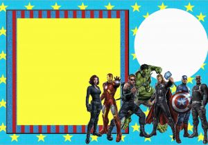 The Avengers Birthday Invitations Avengers Free Printable Invitations Oh My Fiesta In