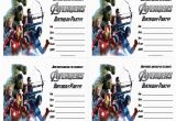 The Avengers Birthday Invitations the Avengers Birthday Party Invitations Free Printable