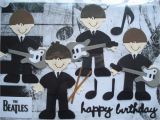 The Beatles Birthday Card Beatles Birthday Card A5 by Cardsbydoodlebug On Etsy