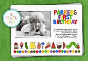 The Hungry Caterpillar Birthday Invitations Items Similar to Very Hungry Caterpillar Invitation with