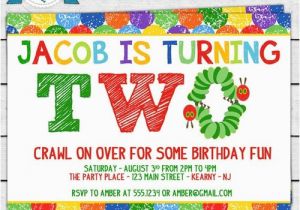 The Hungry Caterpillar Birthday Invitations the Very Hungry Caterpillar Birthday Party Invitation