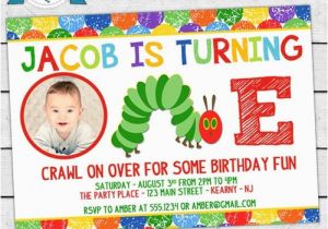 The Hungry Caterpillar Birthday Invitations the Very Hungry Caterpillar Birthday Party Photo