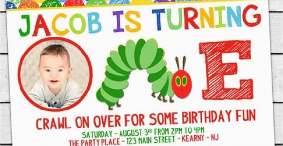 The Hungry Caterpillar Birthday Invitations the Very Hungry Caterpillar Birthday Party Photo