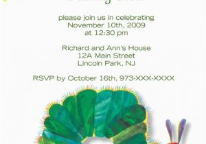 The Hungry Caterpillar Birthday Invitations the Very Hungry Caterpillar Invite Ideas Miscellaneous Nerd