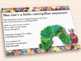 The Hungry Caterpillar Birthday Invitations Very Hungry Caterpillar Birthday Invitation by Cuttlefishg