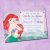 The Little Mermaid Invitations for Birthday Ariel the Little Mermaid Birthday Invitation