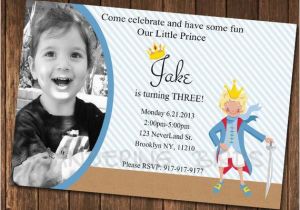 The Little Prince Birthday Invitations Items Similar to Little Prince Birthday Invitations On Etsy