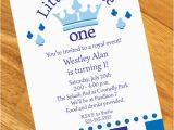 The Little Prince Birthday Invitations Little Prince 1st Birthday Personalized Invitations