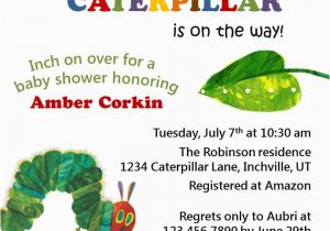 The Very Hungry Caterpillar Birthday Invitations How to Throw A Very Hungry Caterpillar Baby Shower the