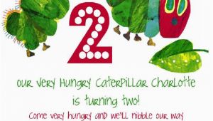 The Very Hungry Caterpillar Birthday Invitations the Very Hungry Caterpillar by Eric Carle Birthday Party