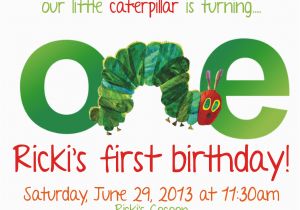 The Very Hungry Caterpillar Birthday Invitations Very Hungry Caterpillar Invitation You Print 5280 Paper