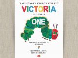 The Very Hungry Caterpillar Birthday Invitations Very Hungry Caterpillar Printable Birthday Invitation