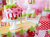 Theme for 1 Year Old Birthday Girl Kara 39 S Party Ideas Strawberry Shortcake themed First