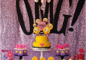 Themes for 13th Birthday Girl Glam Emoji Birthday Party Ideas Clever Party Ideas