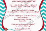 Thing 1 and Thing 2 Birthday Invitations Novel Concept Designs Cat In the Hat Thing 1 and Thing