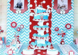 Thing 1 and Thing 2 Birthday Party Decorations Twins Birthday Party Thing 1 and Thing 2 Dr Seuss theme