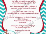 Thing 1 Thing 2 Birthday Invitations Novel Concept Designs Cat In the Hat Thing 1 and Thing