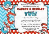 Thing One and Thing Two Birthday Invitations Free Printable Thing 1 and Thing 2 Birthday Party