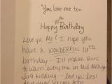 Things to Write In A 50th Birthday Card Things to Write In Your Boyfriends Birthday Card Card