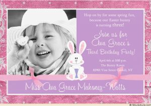 Third Birthday Invitation Wording 3rd Birthday Party Invitation Wording Ideas New Party Ideas