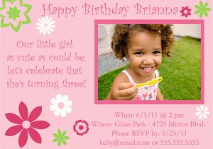 Third Birthday Invitation Wording Birthday Invitation Templates 3rd Birthday Invitation