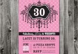 Thirtieth Birthday Invitations 20 Interesting 30th Birthday Invitations themes Wording