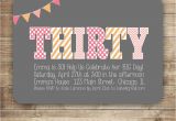 Thirtieth Birthday Invitations 30th Birthday Invitation Thirty 40th 50th Birthday