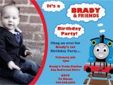 Thomas and Friends Birthday Invitation Cards Thomas the Train and Friends Birthday Invitation by