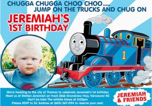 Thomas and Friends Birthday Invitation Cards Thomas the Train Birthday Invitations Ideas for Kids