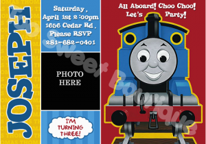 Thomas Birthday Invitations Personalized Thomas the Train Birthday Invitations Ideas Free