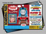 Thomas Birthday Invitations Personalized Thomas the Train Birthday Party Invitations Cimvitation