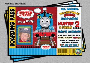 Thomas Birthday Invitations Personalized Thomas the Train Birthday Party Invitations Cimvitation