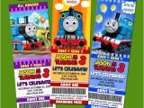 Thomas Birthday Invites Thomas the Tank Train Engine Birthday Party Invitation