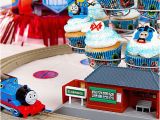 Thomas Birthday Party Decoration Ideas Thomas Cupcake Idea Cake Cupcake Ideas Thomas Party