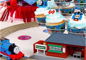 Thomas Birthday Party Decoration Ideas Thomas Cupcake Idea Cake Cupcake Ideas Thomas Party