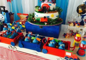 Thomas Birthday Party Decoration Ideas Thomas the Train Birthday Quot Train and Balloons Quot Catch