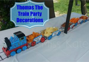 Thomas Birthday Party Decoration Ideas Thomas the Train Party Decorations Little Miss Kate