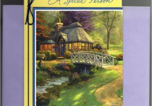 Thomas Kinkade Birthday Cards Hallmark Happy Birthday Card Envelope Thomas Kinkade