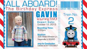 Thomas the Tank Engine Birthday Invitations Thomas the Train Invitations Ideas Bagvania Free