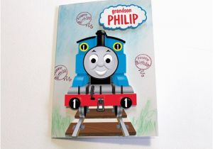 Thomas the Train Birthday Cards Thomas the Train and Friends Birthday Card Personalized for