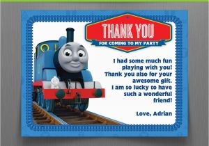 Thomas the Train Birthday Cards Thomas the Train Birthday Thank You Cards Instant