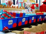 Thomas the Train Birthday Decorating Ideas Kara 39 S Party Ideas Train Boy themed Birthday Party