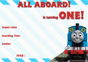 Thomas the Train Birthday Invites Thomas and the Train Birthday Invitations Bagvania Free