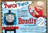 Thomas the Train Birthday Invites Thomas the Train Custom Birthday Invitation for Your